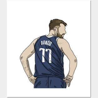 Luka Doncic Back Posters and Art